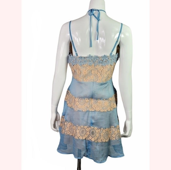 FOXIEDOX/Anthropologie Tristan Multi-color Lace Dress - Picture 3 of 7